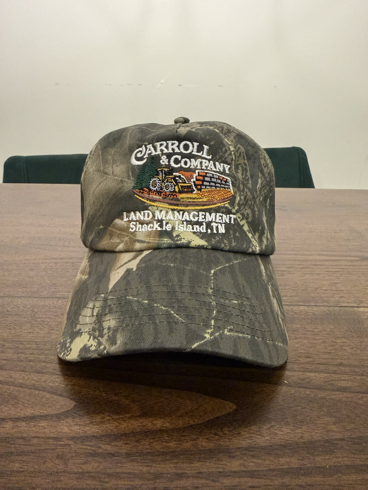 Camo Curved Bill Hat