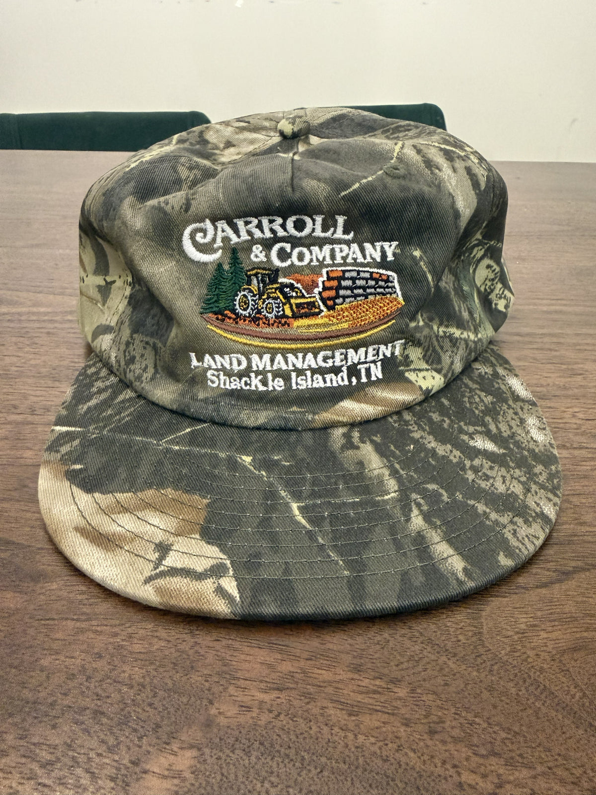 Camo Flat Bill Hat